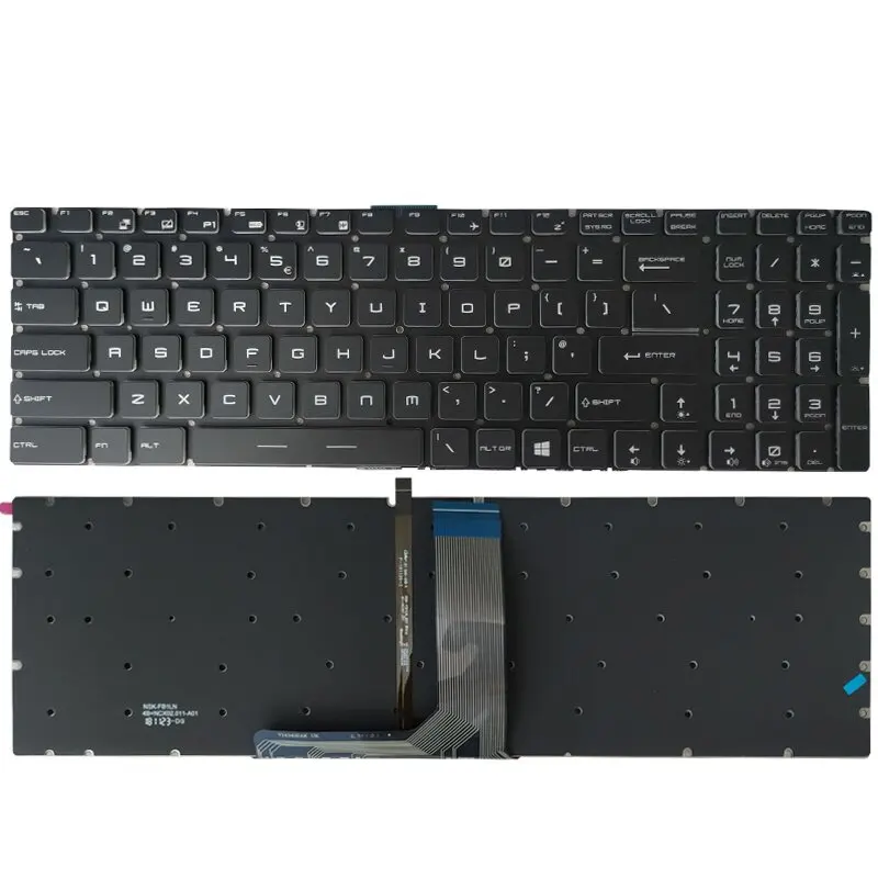 

New UK Keyboard For MSI GT62 GT72 GE62 GE72 GS60 GS70 GT72S GL63 MS-17B7 GF75 MS-17F1 MS-17F2 MS-17F5 MS-16P7 GF75 GP62 GP72