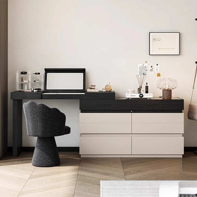

chest integrated bedroom atmosphere bedside makeup table storage cabinet