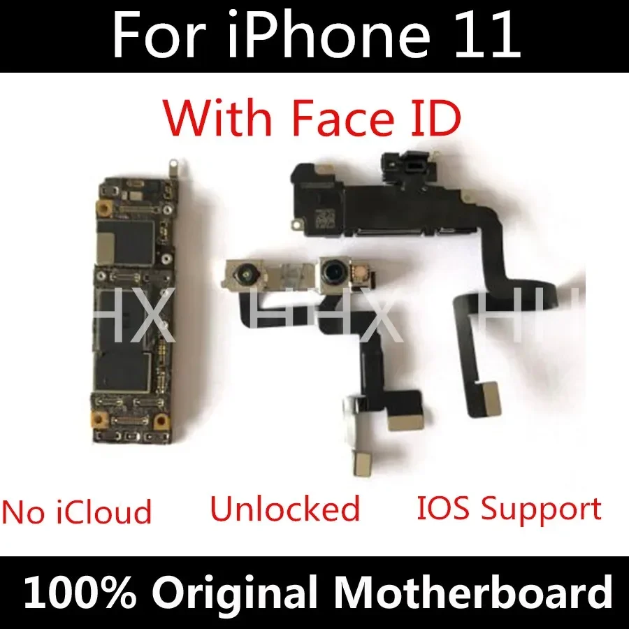 2025! Clean iCloud Mainboard For iPhone 11 Full Working Motherboard Support OS Update Logic Board Plate 11 Pro Max