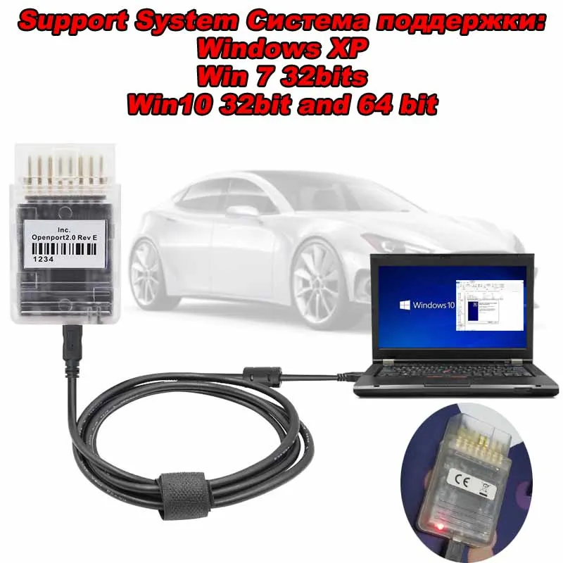 Online 100% Tactrix Openport 2.0 Gold Full Chip J2534 ECU FLASH Will Not Lock Device Support WIN10 ECU Program Chip Tuning Tool