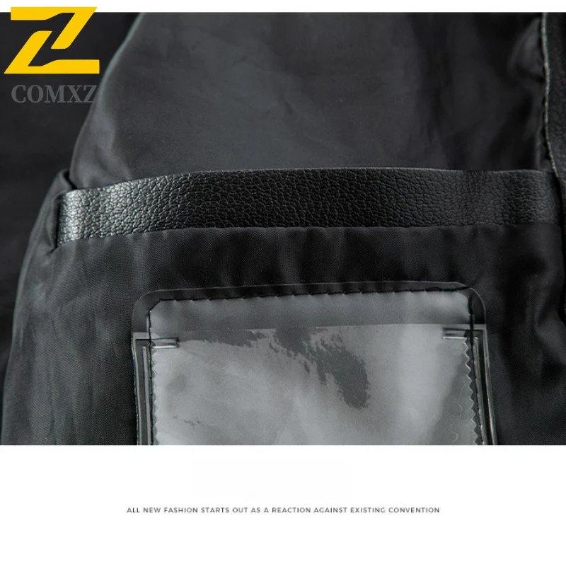 2025 Brand New Leather Jacket For Men's Korean Trend Slim Fit Faux Leather Jacket Handsome Youth Motorcycle Coat Ropa De Hombre