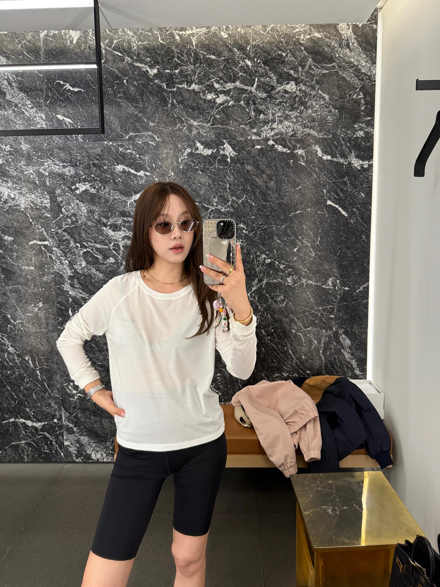 

Шерстяная вязаная футболка SOV Miu с цветными блоками и блестящим декором, мягкая, без давления, комфортная, приятная для кожи, премиум-качество, женская.