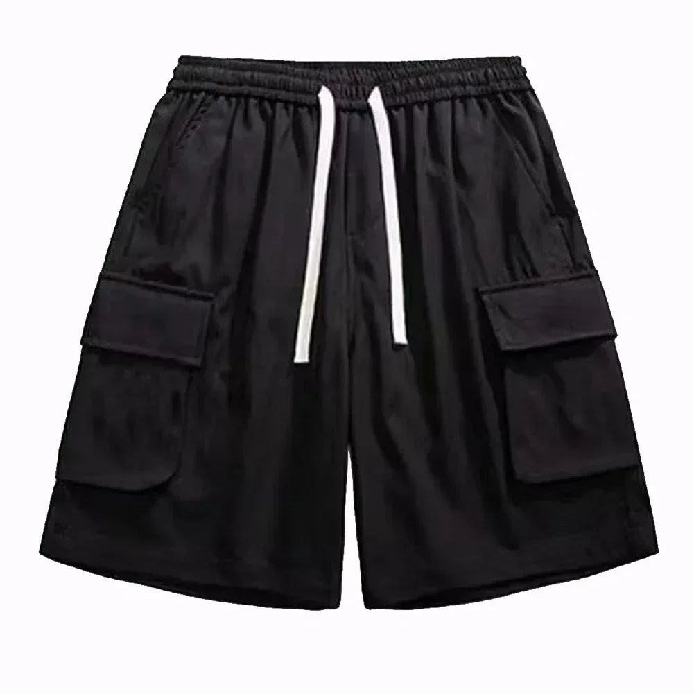 

Comfortable Summer Cargo Shorts For Men Trunks Five Point Pants Men Cargo Shorts Comfortable Fit Polyester Fabric