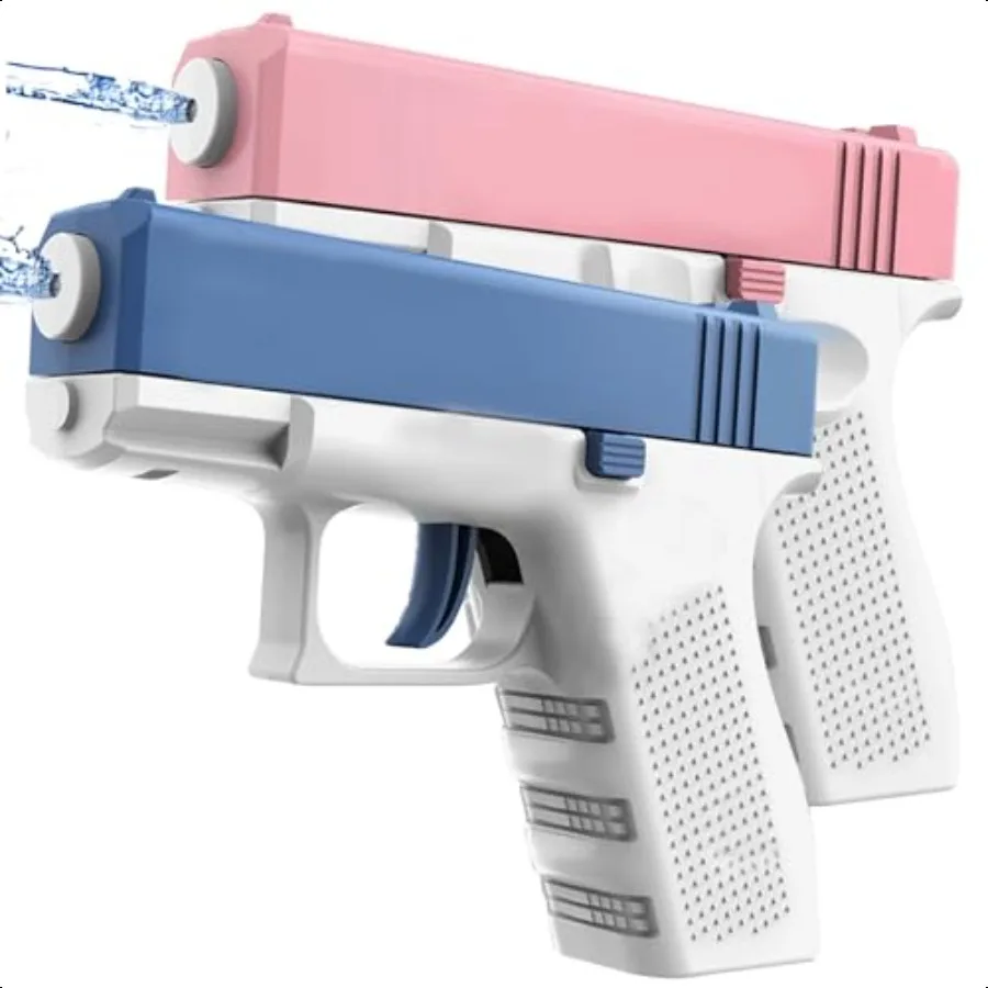 

2 Packs Water Guns for Adults Squirt Water Pistols Very Cool Small Manual Water Soaker Gun Summer Swimming Pool Outdoor Games B