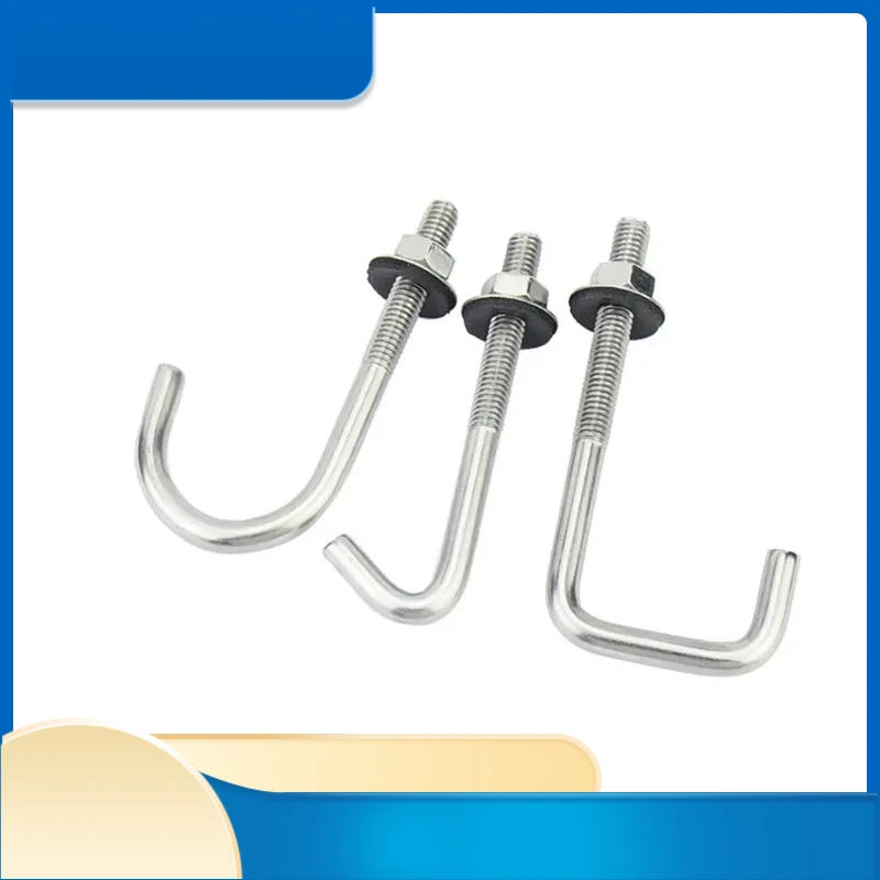 

304 Stainless Steel Special Shape Round Hook Screw M6 Heavy Duty Rust Proof for Furniture Hanging Fixing Hardware Fittings