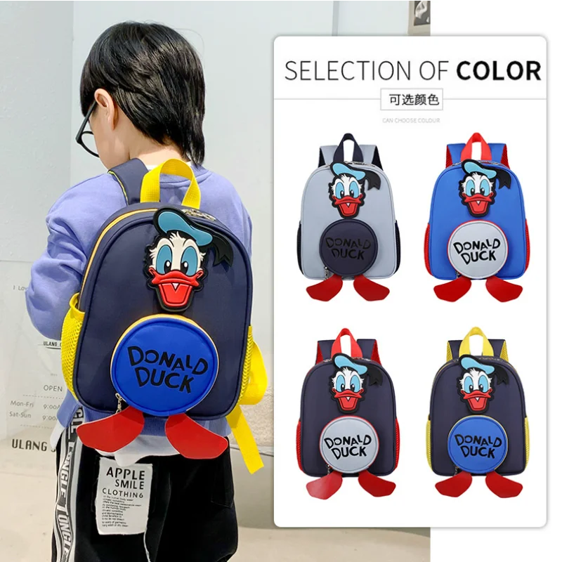 

Disney Donald Duck new cartoon schoolbag cute children's spine care burden reduction animation backpack