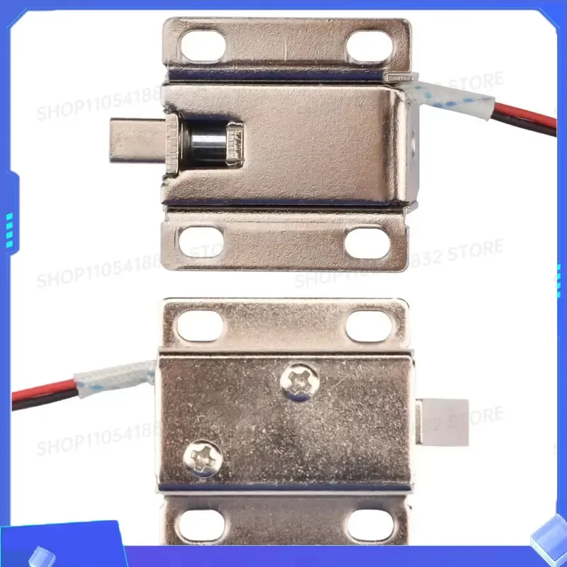 1PC LY-03 Mini Electromagnetic Lock DC12V Tongue Type Electric Bolt Solenoid Lock 0.35A/0.6A Electronic Lock for Storage