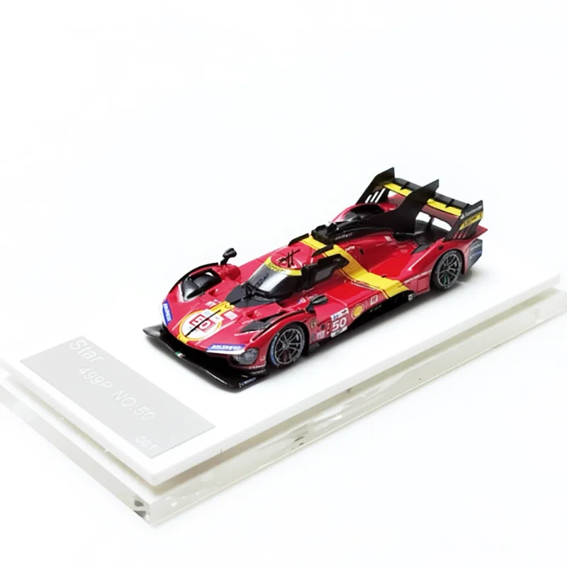1:64 Scale Resin 499P 2023 Rally Car Model Finished Product Toy Collection Gift Static Display