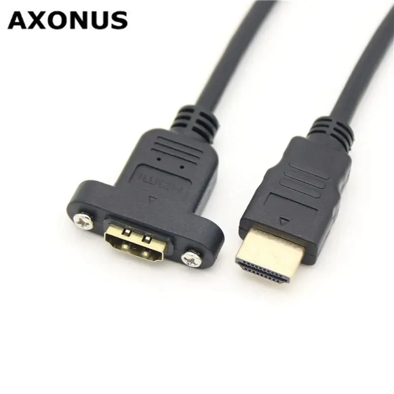 HDMI Compatible Ear Cable, Pure Copper 14+1 Nut Gold Plated Plug, HDMI Compatible Male And Female Extension Cable