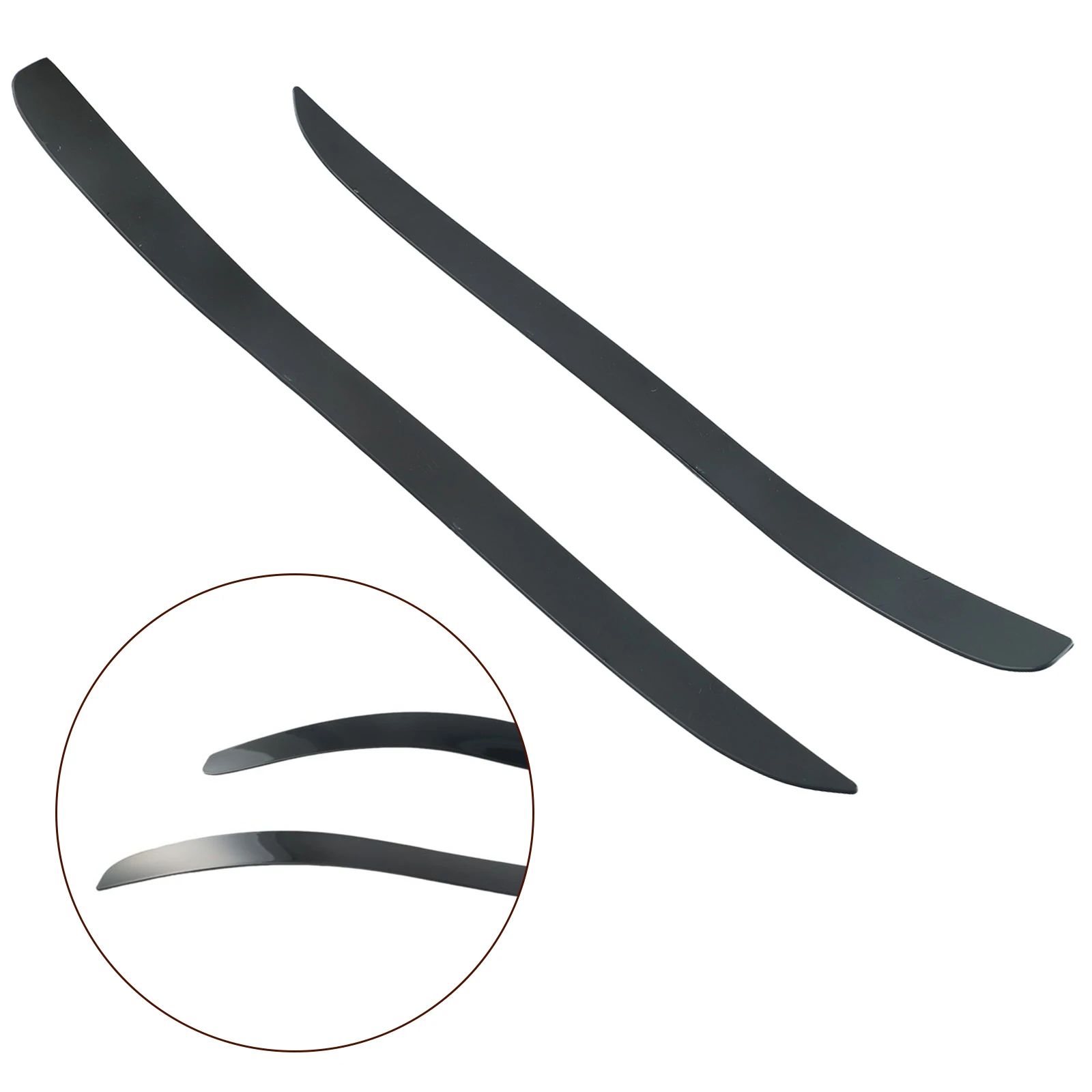 

ABS Headlight Eyebrow Eyelid Cover Trim for Ford Falcon BA BF XR XR6 XR8 For XT Protects Front Headlight Frame 2 Pieces