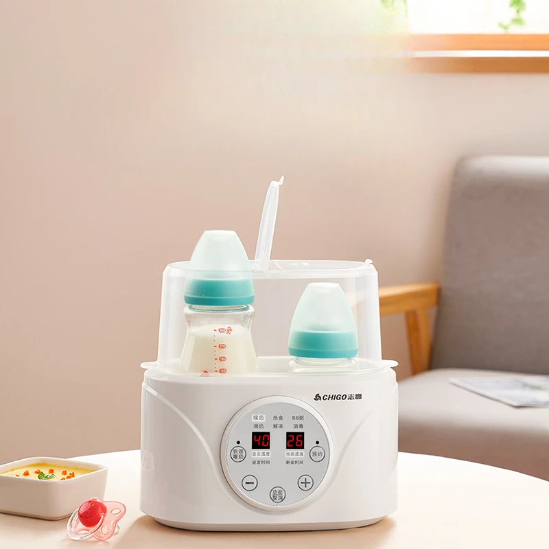 

Baby Breast Milk Warmer, Automatic Thermostatic Warmer, Bottle Keeping Hot Milk Warmer, Milk Warmer Sterilizer 2 in 1