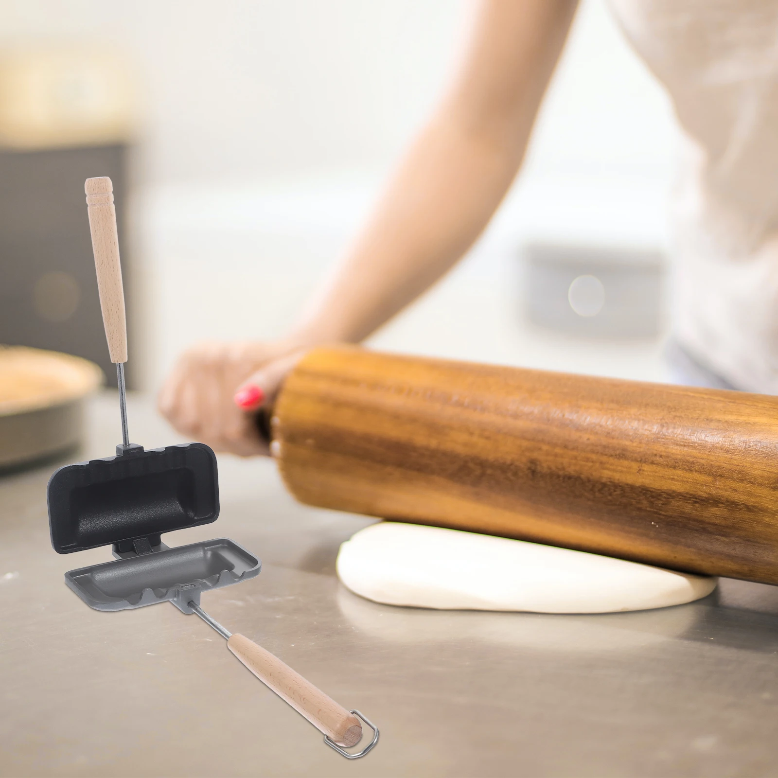 

S wich Maker Non stick Double sided Frying Pan Bread Baking Plate Kitchen Gadget Useful Mold Cooking Utensils Grill Pan