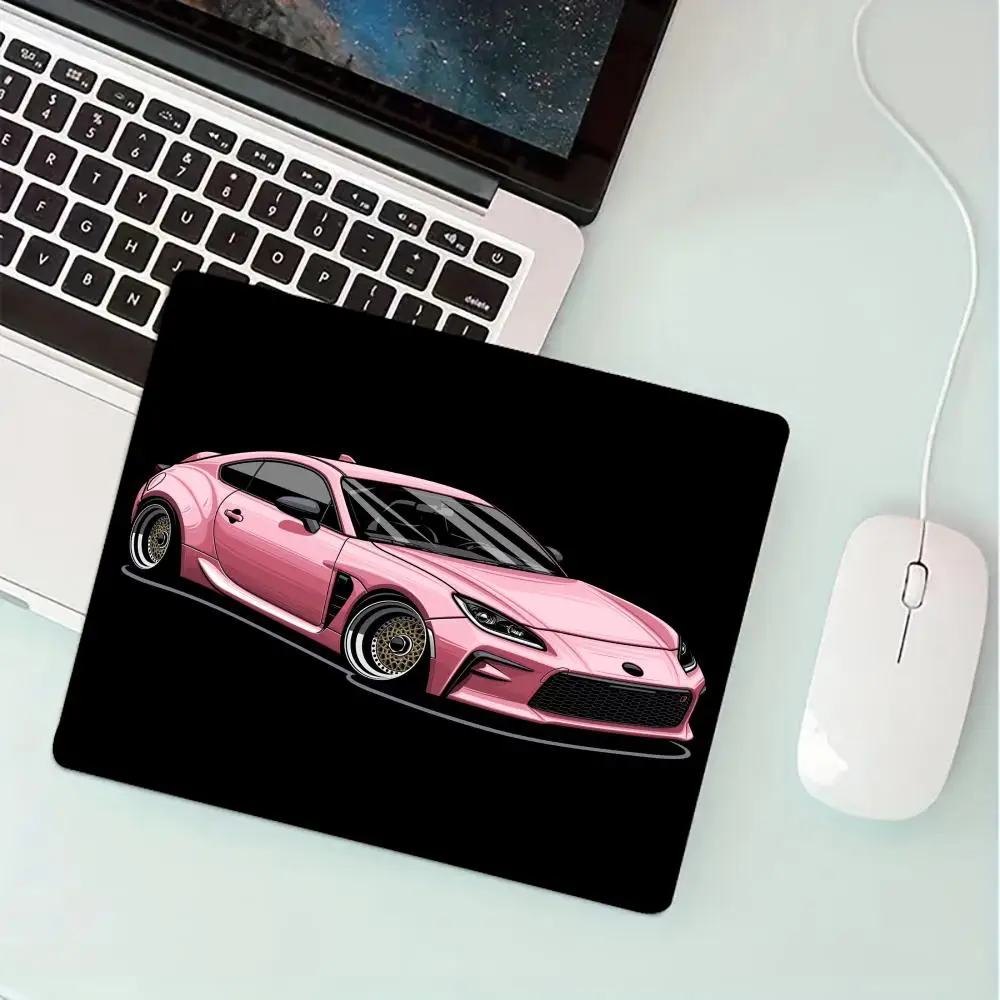

Retro sports car design small mouse pad rubber anti-slip desk mat mini gaming mats gamer pc accessories laptop office pad