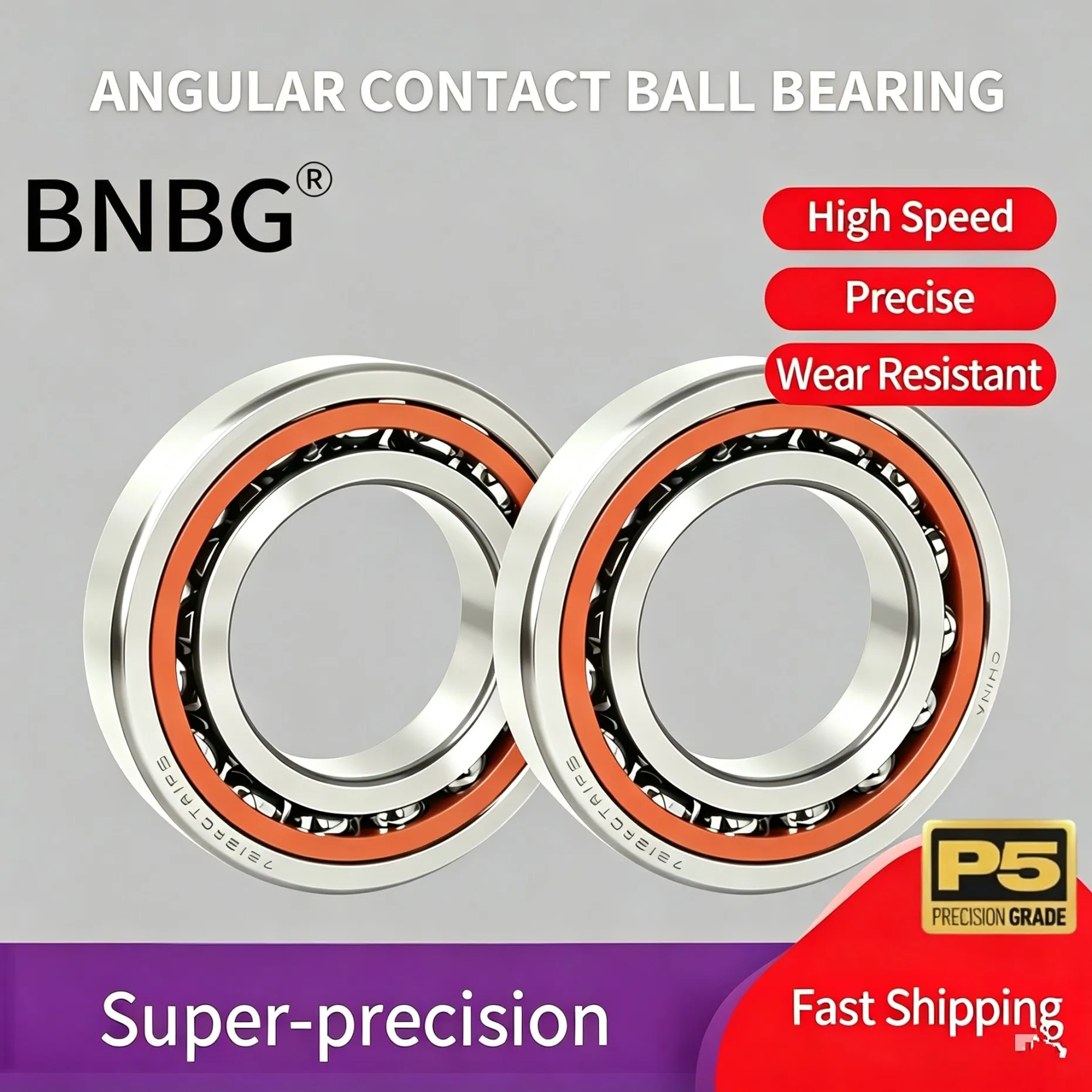 7413 7414 7415 7416 7417 7418 ACTA/P5 Tool Main Shaft Angular BearingAngular Contact Ball Bearing Single Row Bearing Gearbox