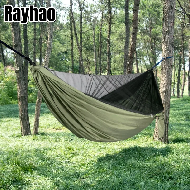 

Portable Mosquito Net Hammock Travel Outdoor Camping Anti-Mosquito Net Hanging Bed Sleeping Swing Backyard Garden Rocking Chair