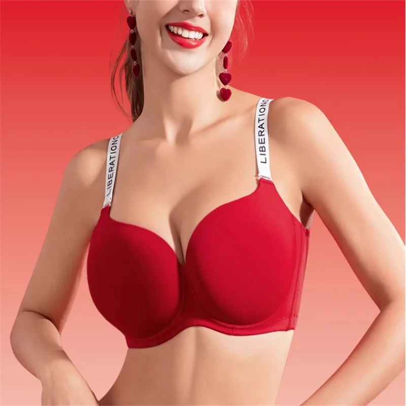 seamless Anti Sagging Plus Size Bra Full Cup For Women Seamless Gathering Minimizer