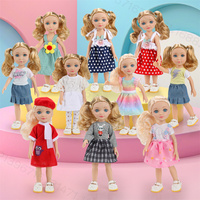 New 14 inch cute soft rubber girl set doll BJD doll perfect gift for children's holidays