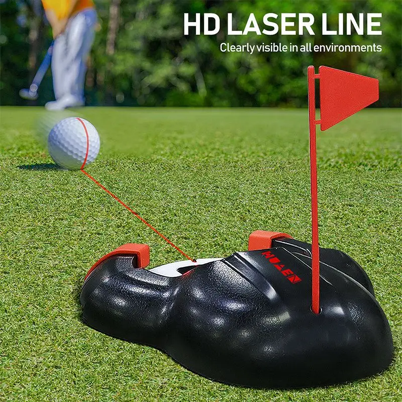Golf Putting Return Cup Auto Ball Return HD Adjustable REG/PRO Gate Trainer Portable Indoor Outdoor Home 19th Hole Flag