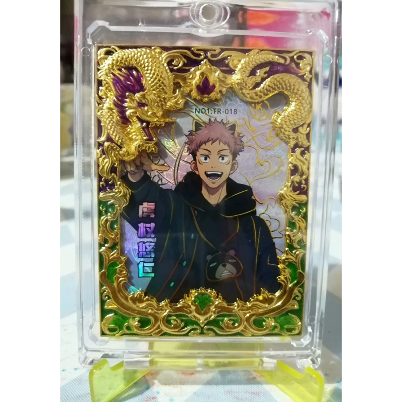 Anime Jujutsu Kaisen Satoru Gojo Itadori Yuji Geto Suguru Nanami Kento Collection Card Christmas Birthday Gifts Children\'s Toys