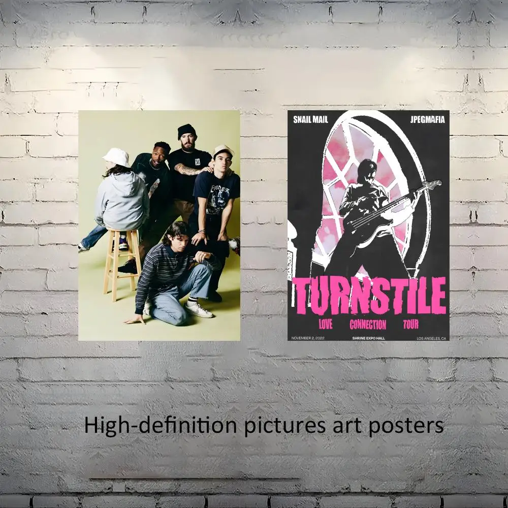 Turnstile Album Band Poster Frameless poster pp Matte adhesive paper for Living room hallway bedroom
