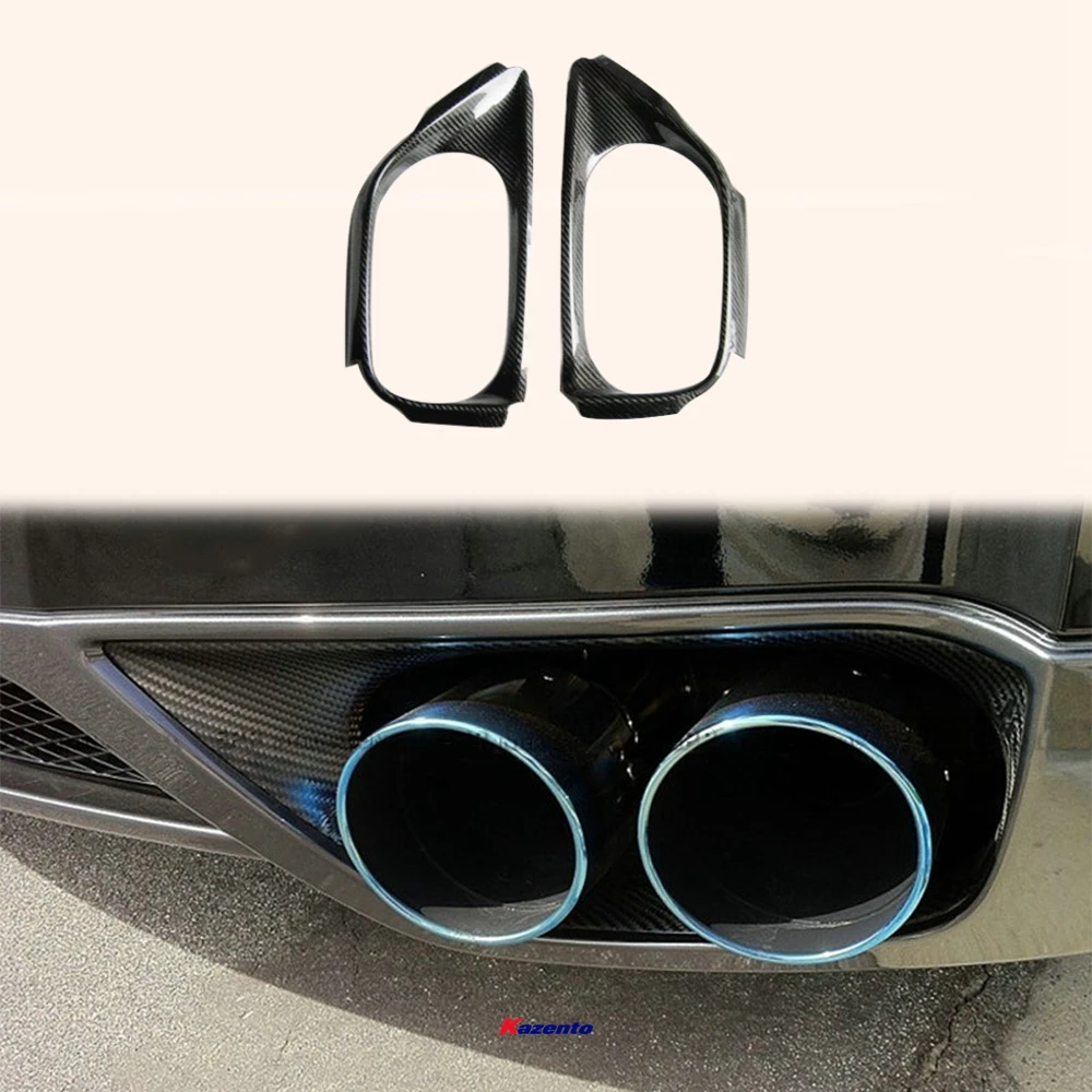 

For 2008-2016 Nissan GTR R35 Rear Bumper Diffuser Exhaust Heat Shield Cover Pair