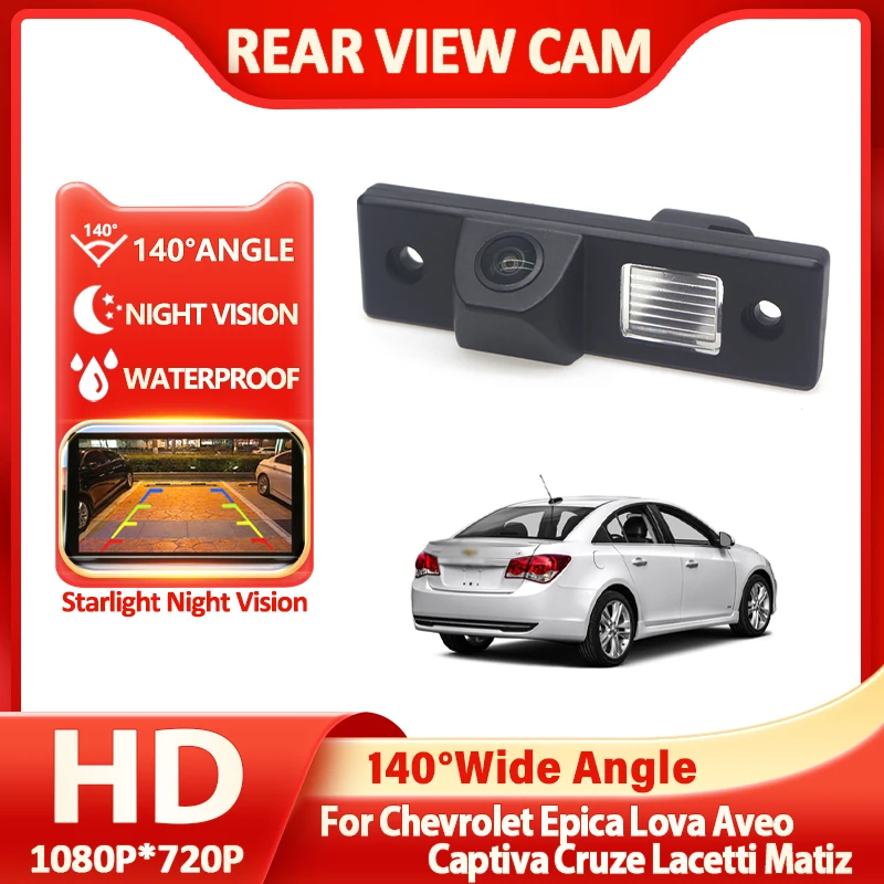 Vehicle Full HD 1080P Fisheye Lens Car Reverse Backup Rear View Camera For Chevrolet Epica Lova Aveo Captiva Cruze Lacetti Matiz