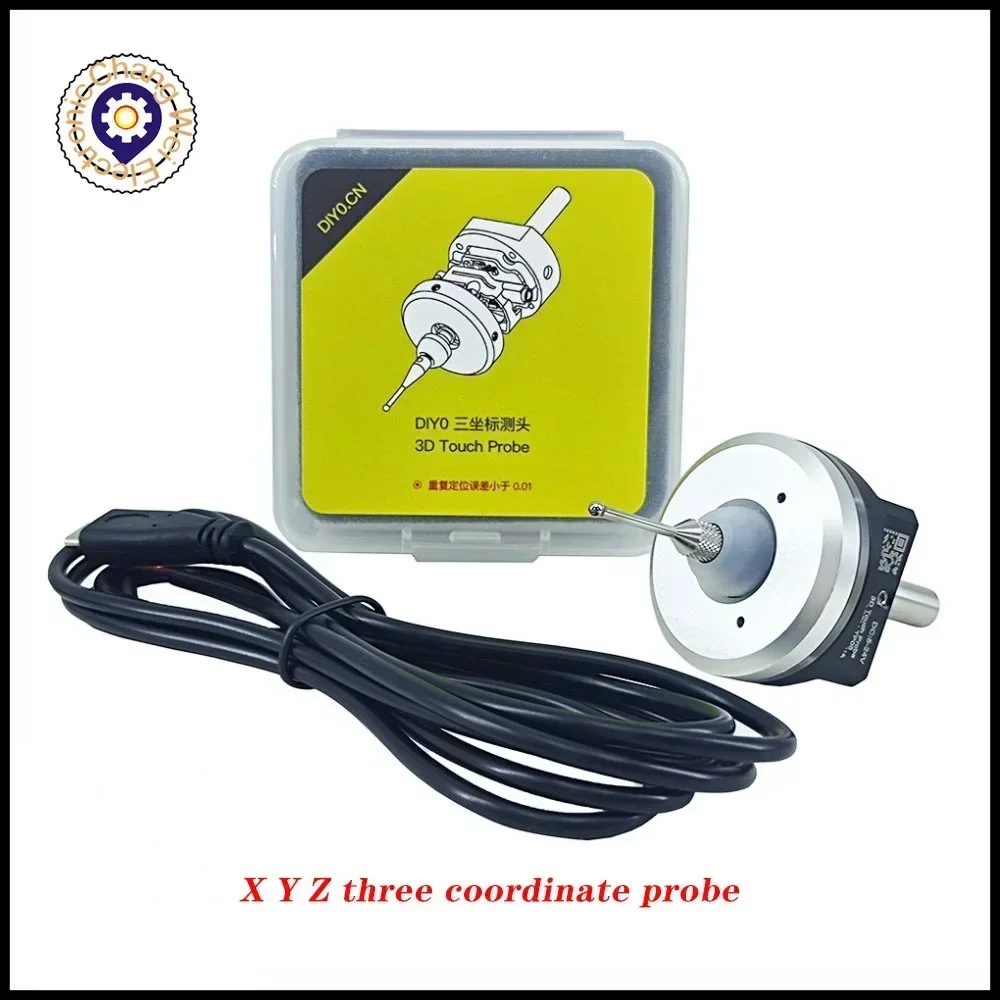 The Latest Upgrade V6 Anti-roll 3d Touch Probe Edge Finder Centering Desktop Cnc Probe Compatible with Mach3 and Grbl