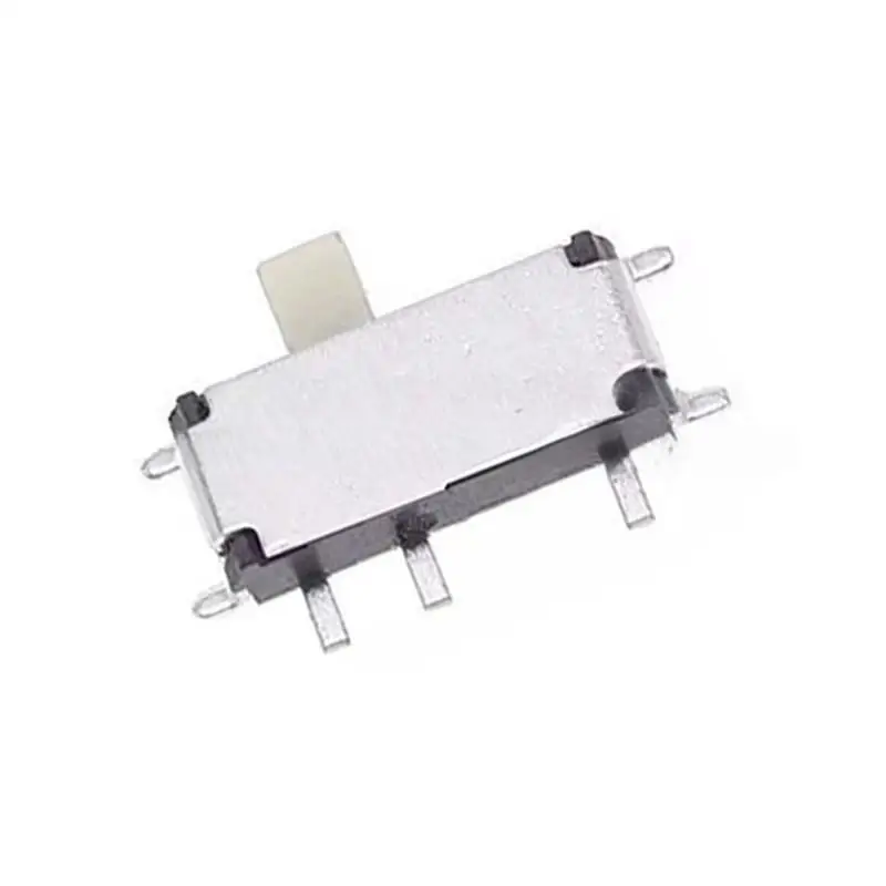 50PCS MSK-12C02/MSK12C01-07 Mini Slide Switch, Side-Actuated, 7P 2Pos SMD, 1.5mm Actuator