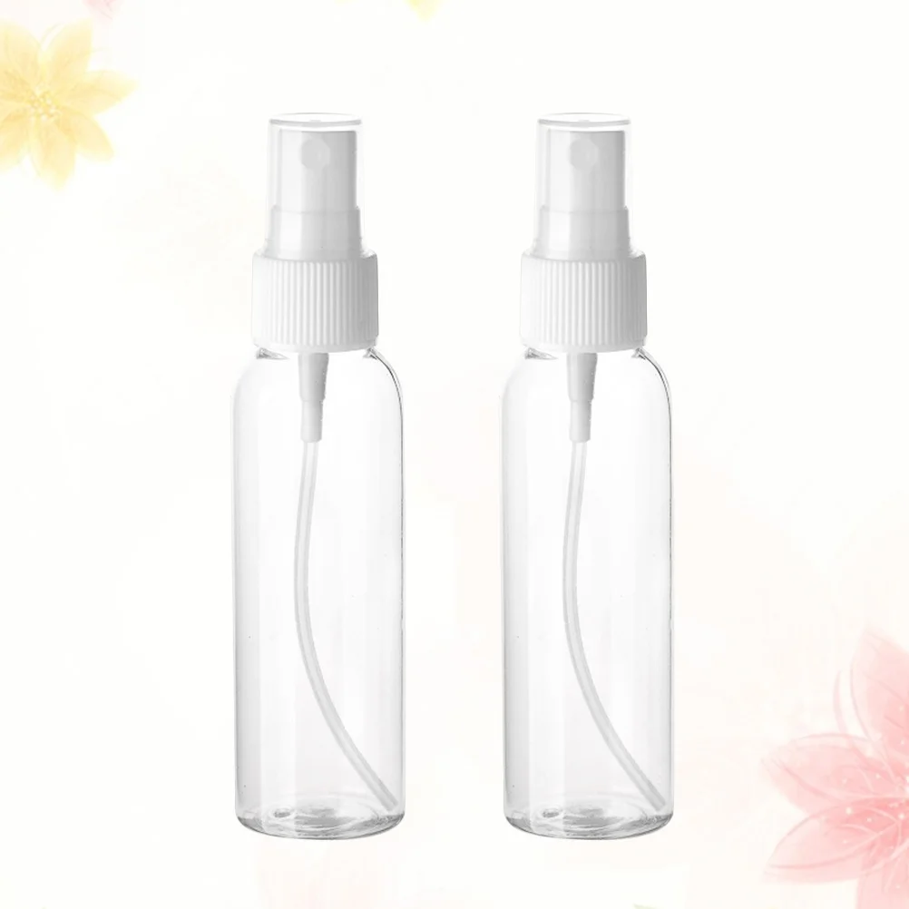 15 個 60 ミリリットル詰め替え可能なミニスプレーボトルポータブル軽量旅行用香水メイクアップ露保管スプレーボトル