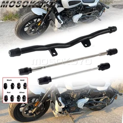 RH1250S Motorcycle Highway Peg Crash Bar Flat-Out Bar Engine Guard Protector For Harley Sportster S 1250 S 2021-2025 Bumper Bars