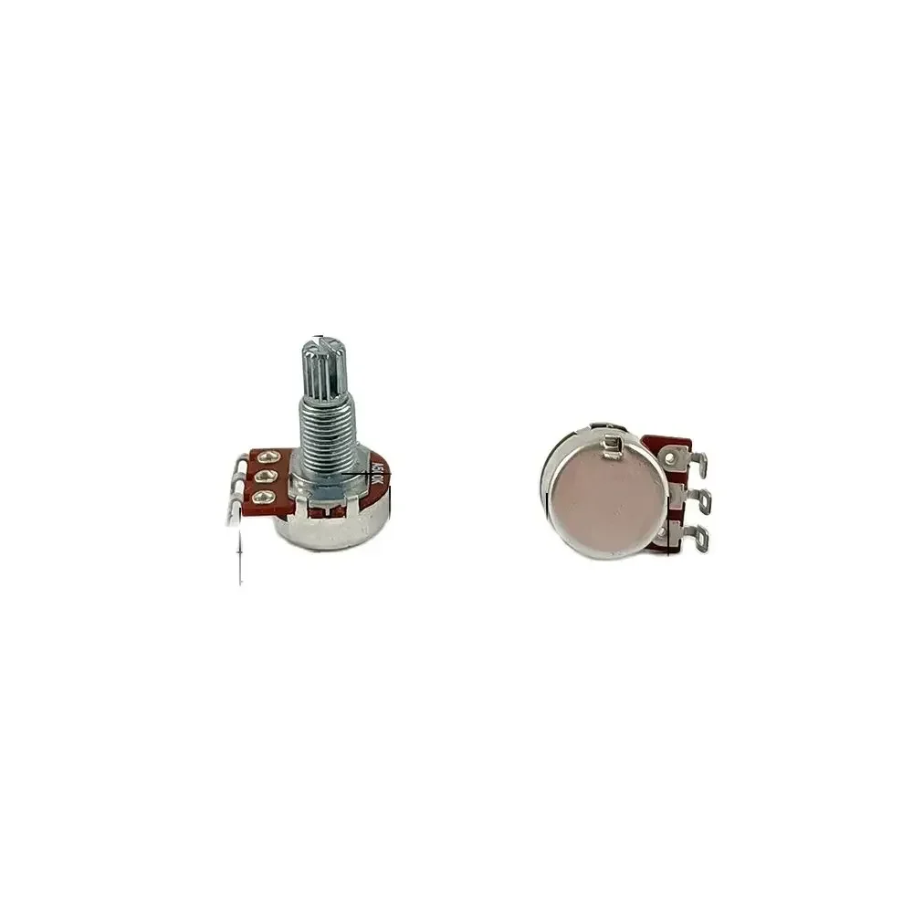 1pcs  15mm 18mm Shaft  A500K B500K A250K B250K Potentiometer Splined Small Pot Electric Guitar Bass Effect Amp Tone Volume Parts