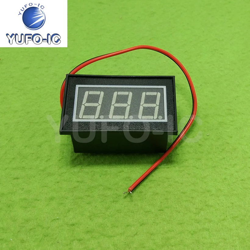 Free Ship 1PCS 0.56 V56D Potting Waterproof DC 2.5-30V Digital Display Digital Dian Ya Biao Tou