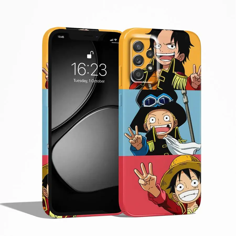 حافظة لهاتف سامسونج جالاكسي A15 A14 A33 A24 A23 A35 A34 A73 A31 A16 A36 A17 A71 A25 A13 قطعة واحدة كارتون لوفي