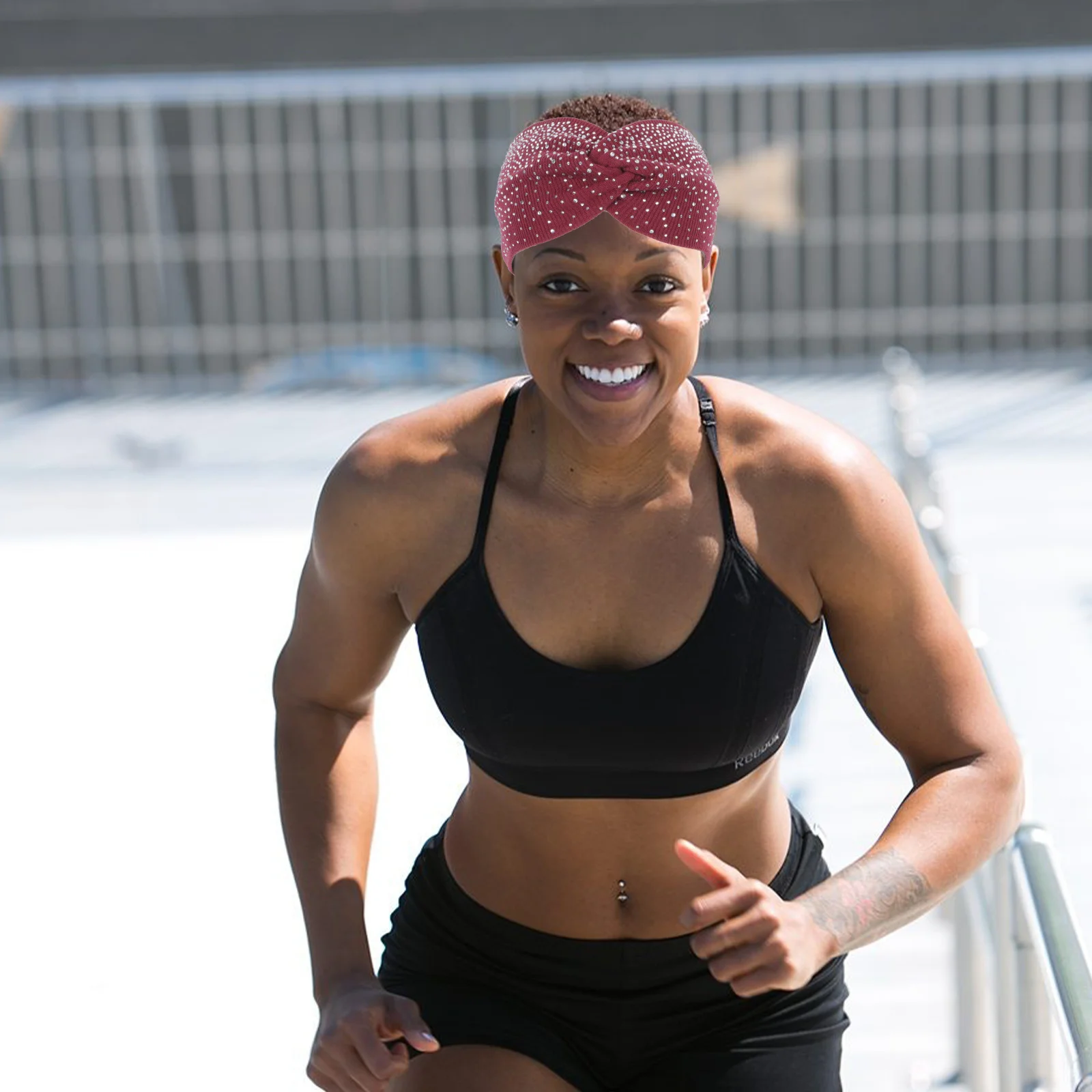 3 Stück weiche dehnbare Stirnbänder für Frauen, Workout, Kreuz-Design, Sport-Stirnbänder, Haardekoration, leicht, bequem, Kopfbedeckung