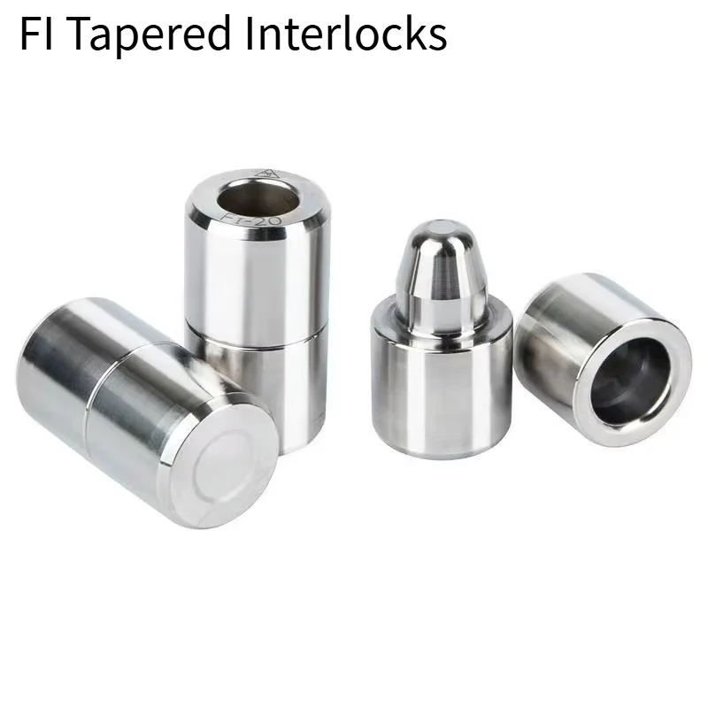 

2PCS FI Tapered Interlocks – Round Locating Units – Guide Post & Guide Sleeve for Rubber & Silicone Mold