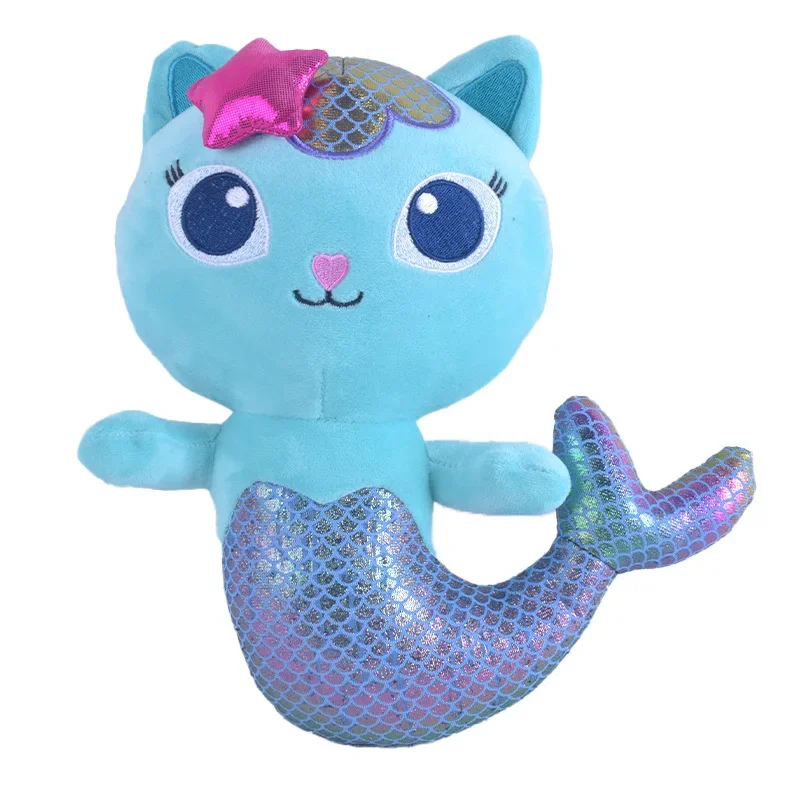 25cm Cartoon Mermaid Cat Children Birthday Gift Stuffed Animals Hobbies Plush Toy