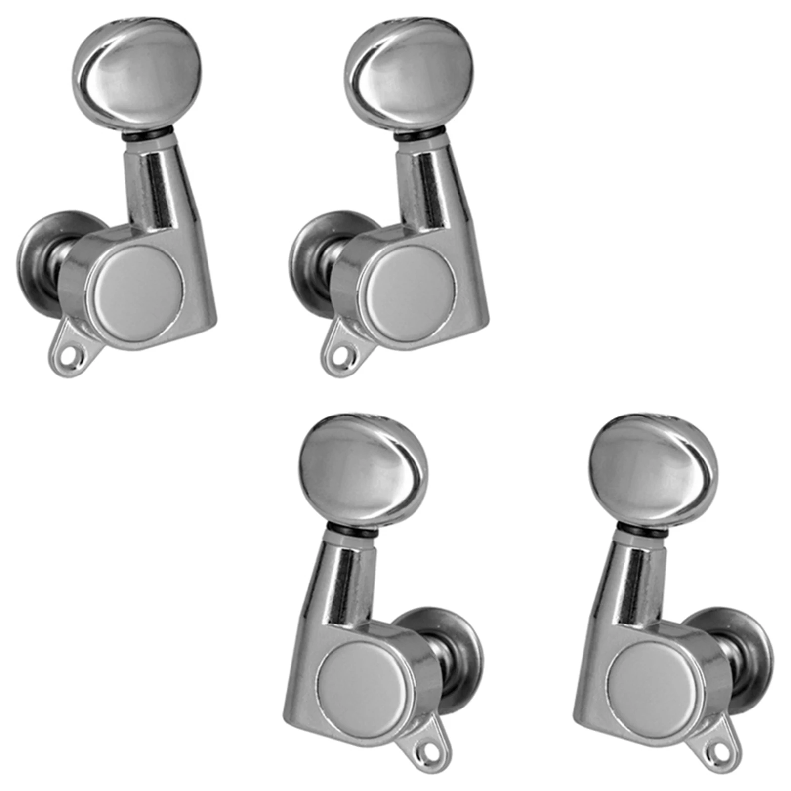 4 PCS Ukulele Tuning Peg Uke Knobs 1:15 Closed Style Tuners Tuning Key for 4 String Ukelele