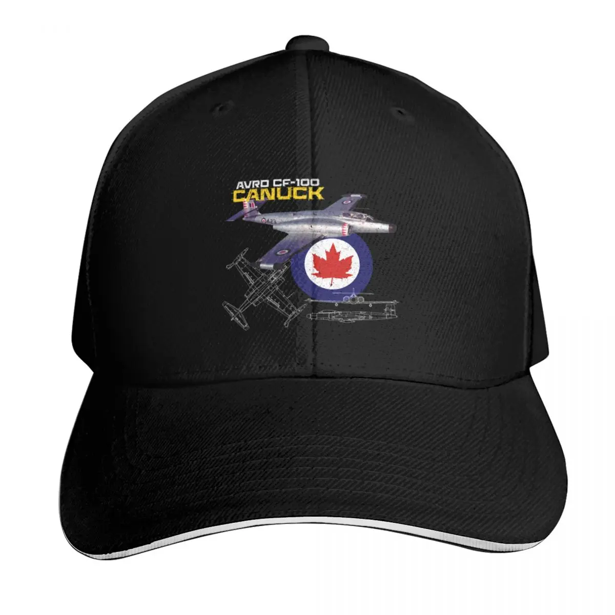 Gorra de béisbol canadiense Avro CF-100 Canuck, gorras de marca para hombre en oferta | -F- |   Hood Women's Beach Men's