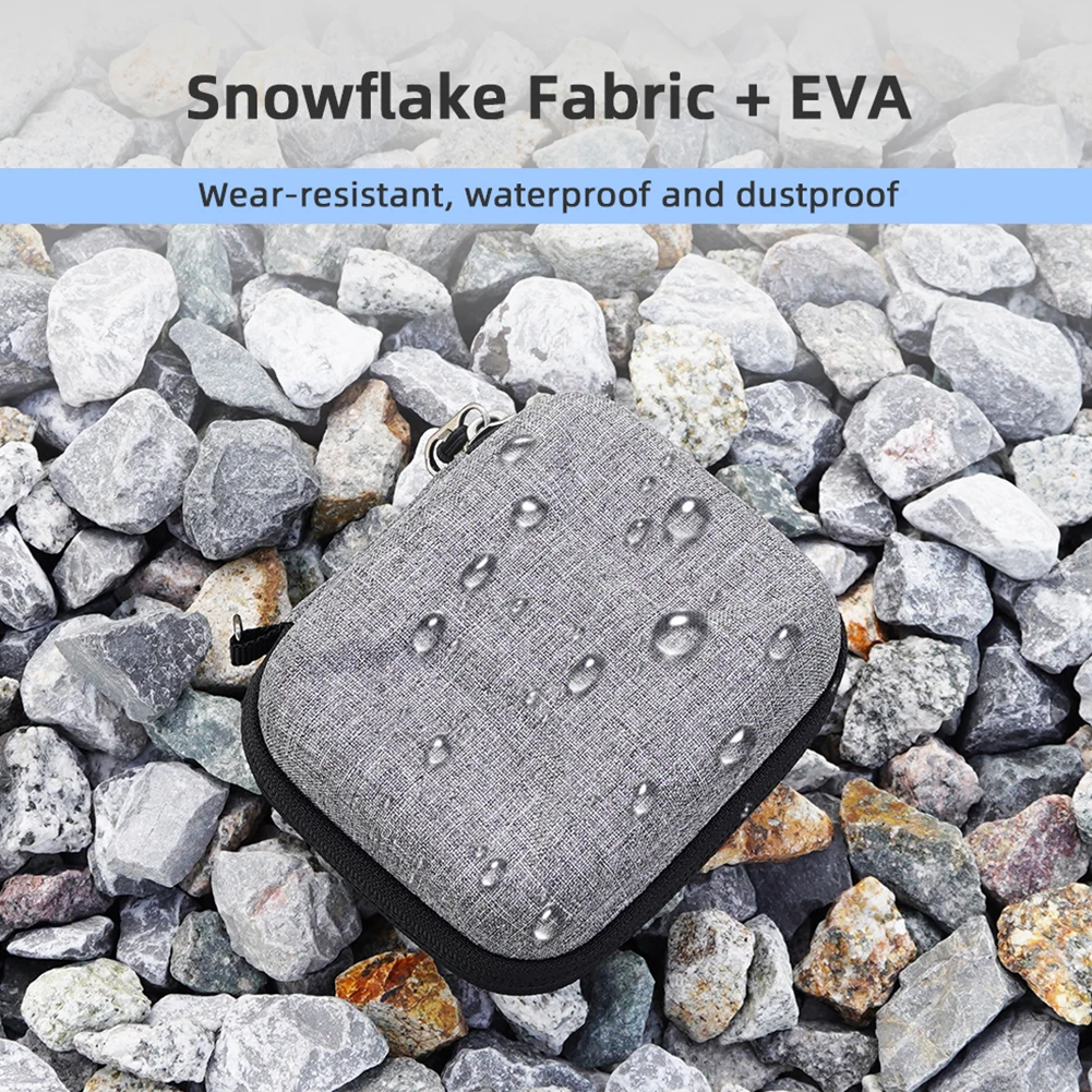 Saco Filtro para Lentes Shell Rígido, Anti-poeira com Alça de Mão, 8 Bolsos, Anti-choque, até 67mm, DJI AVATA 2, Mini 3 Pro, ND, UV, CPL