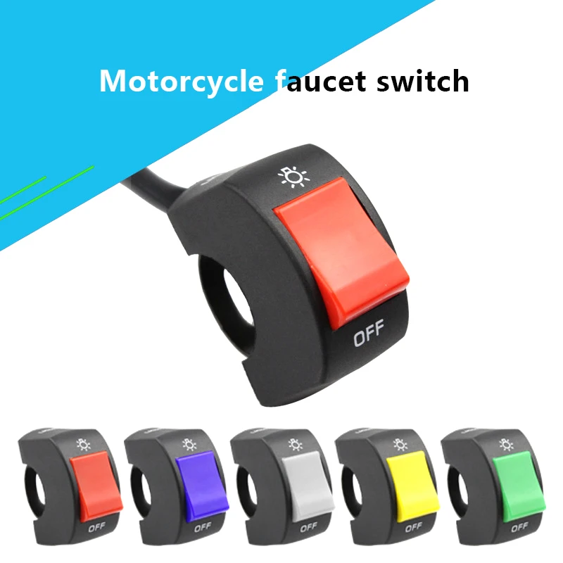 

1PC 12V ON/OFF Push Button Connector Motorcycle Switch Handlebar Switch For ATV Electronic Bike Scooter Motorbike