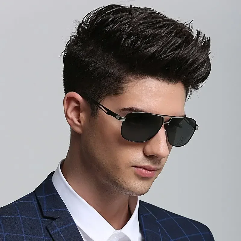 Photochromic Polarized Sunglasses for Men Fashion Sun Glasses Men Women Luxury Driving Classic Cycling Sunglasses 2024