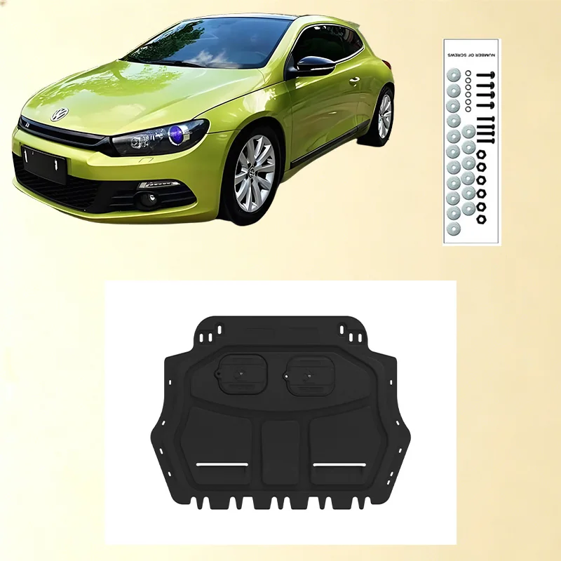 Car Under Engine Guard Mudguard Board Splash Shield Mud Fender Plate Panel For  Volkswagen Scirocco 2010-2016 1.4T 2.0T