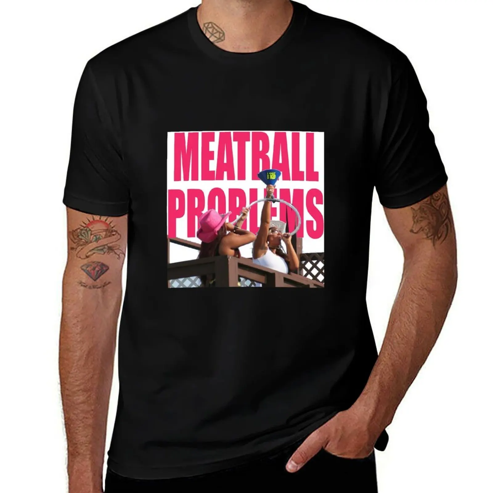 Meatball problems T-Shirt anime t shirts oversize T-Shirt