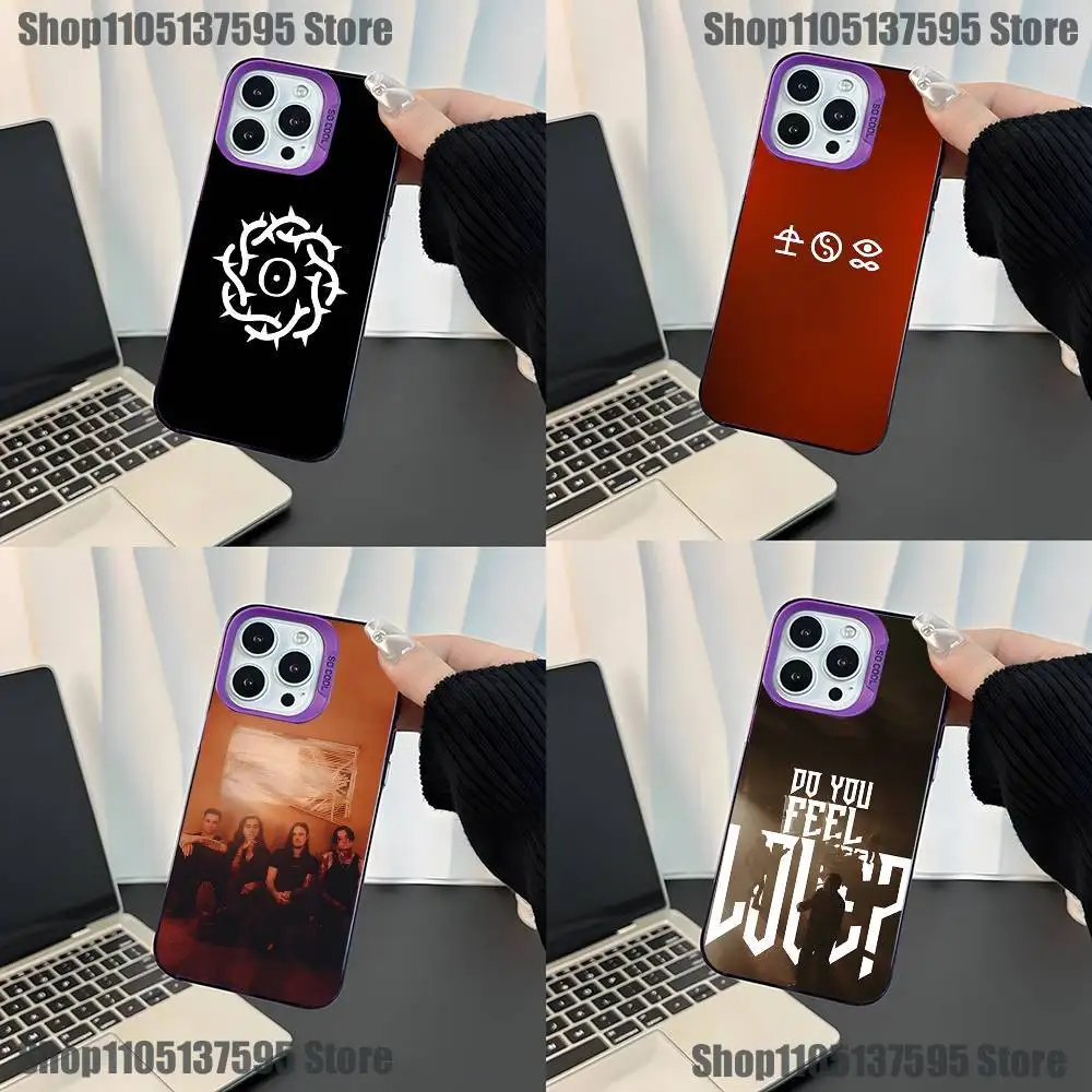 Rock Bad O-Omens Phone Case For iPhone 17,16,15,14,13,12,11,Mini,Pro,E,SE4,XS,MAX Purple Candy Matte Cover