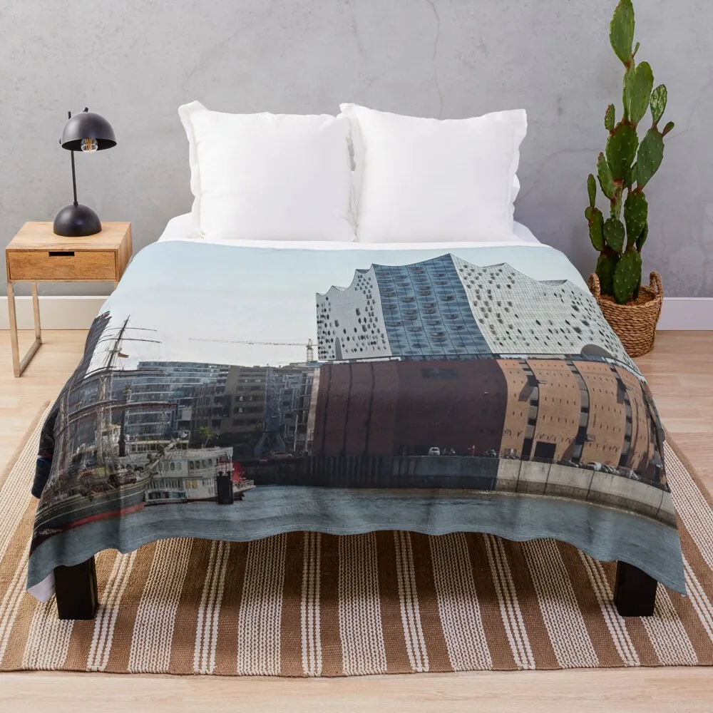 

Elbe Philharmonic Hall (Elbphilharmonie) Throw Blanket Luxury Thicken Soft Plaid Blankets