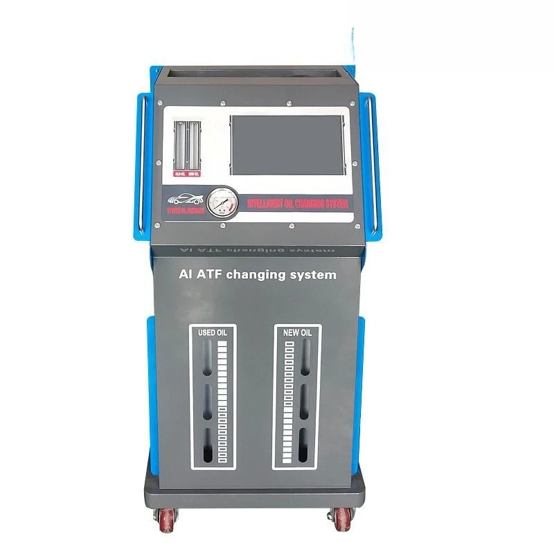 Intelligent automatic transmission oil change machine touchscreen
