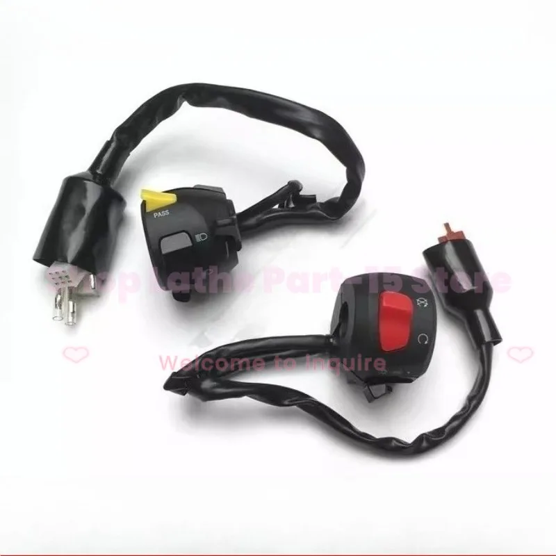 

For QJMOTOR King Kong 150/125 Wolong 150/125 Left and Right Handlebar Switch Horn Headlight Handlebar Switch