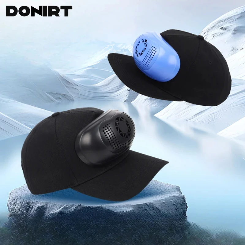 

Summer Fan Hat Baseball Cap Cold Air Conditioning Hat Outdoor Sports Sun Visor Sun Protection Cold Wind Feeling Cooling Hat