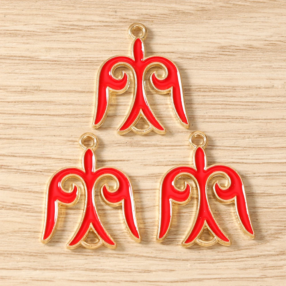 Tusember 20 Stück 20*23mm Kawaii Emaille Niedliche Schwalben-Vogel-Totem-Anhänger Schmuckherstellung Armband Halskette DIY Ohrringe Bastelzubehör – Detail 10
