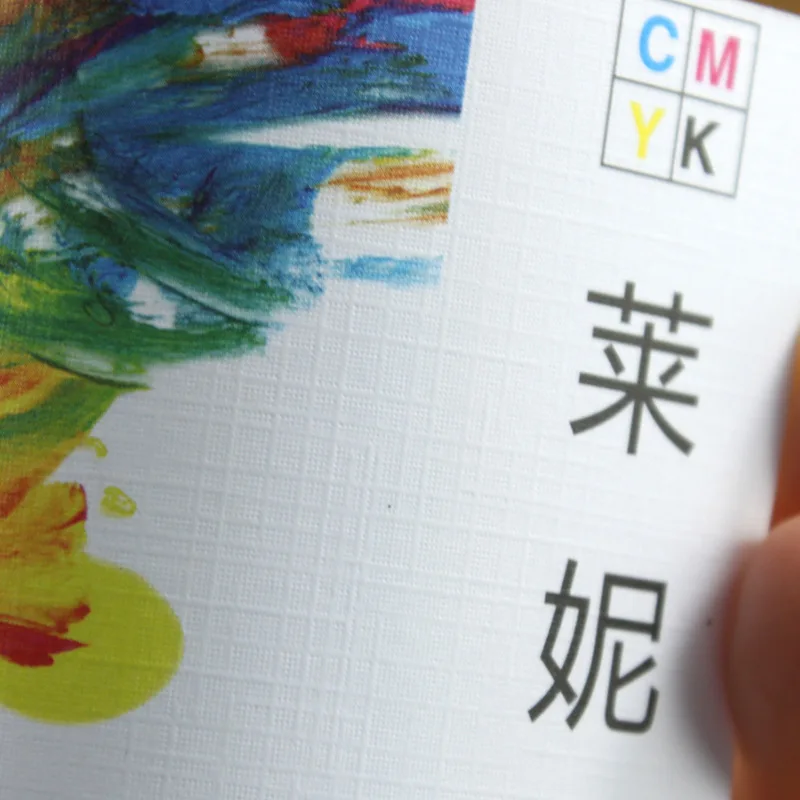 Customized. Copperplate Paper Small Batch Factory Custom Color Printing Business Cards Greeting Cards Hot Stamping Irregular Rou